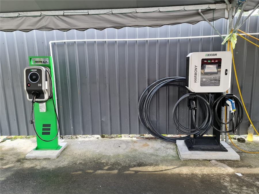 Stesen pengecasan Faresh Motor Sdn Bhd